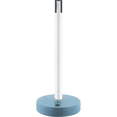 Tensabarrier ext&eacute;rieur - poteaux r&eacute;cepteurs, Hauteur de 37", Blanc Groupe Belzile Dickner