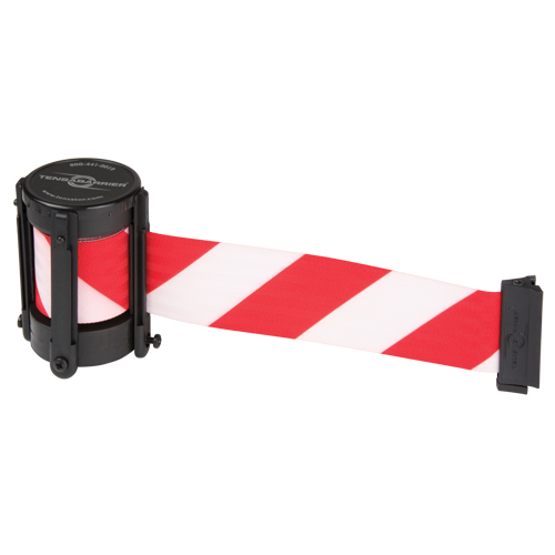 Cassettes de rechange pour Tensabarrier pour l'ext&eacute;rieur, Advance ou StowAway, 13', Ruban Blanc Groupe Belzile Dickner
