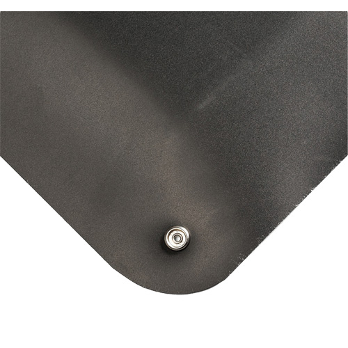 Tapis conducteur d'&eacute;lectricit&eacute; no 786, 3' la x 10' lo x 15/16" &eacute;p, PVC, Lisse, Noir Groupe Belzile Dickner