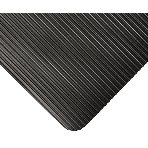 KleenSweep Mat No.391, Runner, 3' x 105' x 1/8", Black Groupe Belzile Dickner