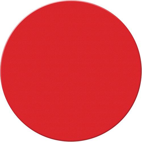 Marqueurs all&eacute;g&eacute;e/5S Armor Stripe, Cercle, 6" lo x 6" la, Rouge, Plastique Groupe Belzile Dickner