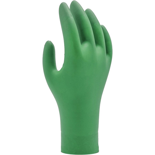 Gants biod&eacute;gradables 6110PF, T-petit, Nitrile, 4 mils, Sans poudre, Vert Groupe Belzile Dickner