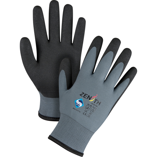 Gants enduits de premi&egrave;re qualit&eacute; ZX-30°, 11/2T-Grand, R&ecirc;vetement PVC, Calibre 15, Enveloppe en Nylon Groupe Belzile Dickner