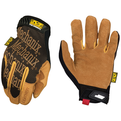 The Original&reg; Gloves, Small, Grain Leather Palm, Hook & Loop Cuff Groupe Belzile Dickner
