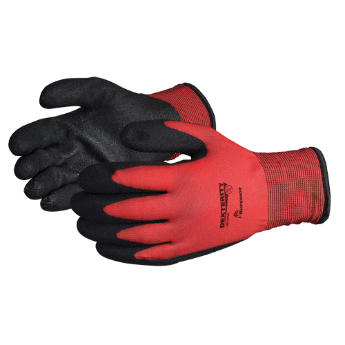 Gants doubl&eacute;s pour l'hiver Dexterity, 8/Moyen, R&ecirc;vetement PVC, Calibre 15, Enveloppe en Nylon Groupe Belzile Dickner