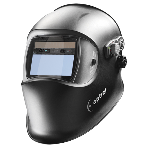 E684 Welding Helmets, 3.94" L x 1.97" W View Area, 4/9 - 13/4/5 - 9 Shade Range, Black Groupe Belzile Dickner