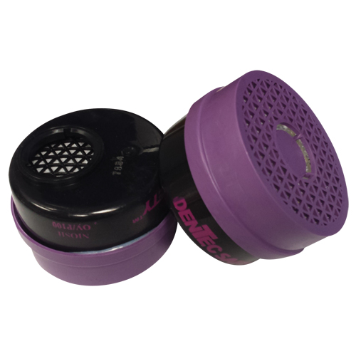 Cartouche pour respirateur, Combinaison cartouche et filtre contre les particules pour gaz/vapeurs, Vapeur organique/Filtre P100 Groupe Belzile Dickner