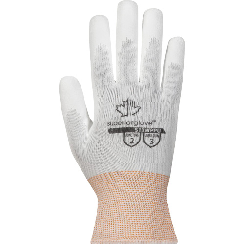 Superior Touch&reg; Coated Gloves, 6/X-Small, Polyurethane Coating, 13 Gauge, Polyester Shell Groupe Belzile Dickner