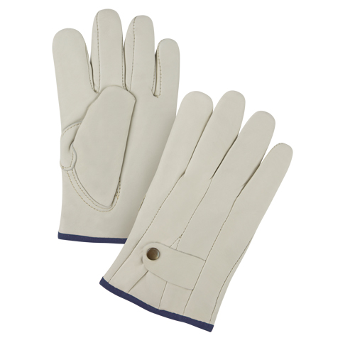 Gants de cordeur doubl&eacute;s pour l'hiver de premi&egrave;re qualit&eacute;, T-Grand, Paume Cuir fleur de vache, Doubleure Molleton Groupe Belzile Dickner