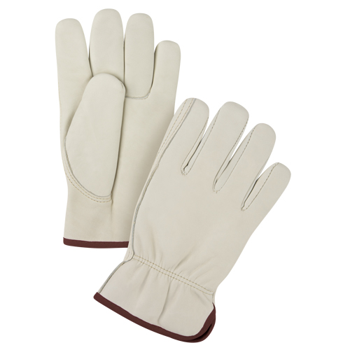 Premium Driver's Gloves, Large, Grain Cowhide Palm Groupe Belzile Dickner