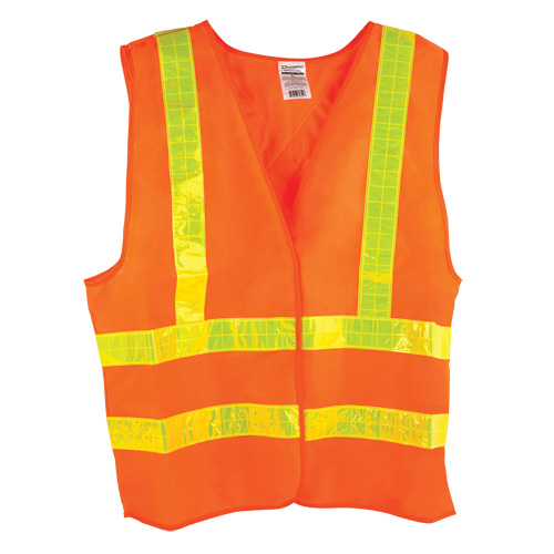 Dynamic Traffic Vest, High Visibility Orange, Medium, Polyester Groupe Belzile Dickner