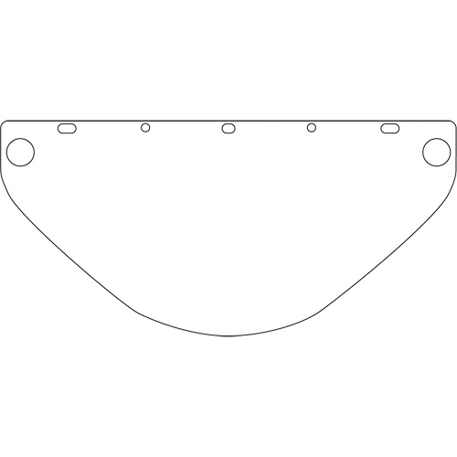 Visi&egrave;re d&eacute;coup&eacute;e &agrave; l'emporte-pi&egrave;ce Dynamic, PETG, Teinte Transparent Groupe Belzile Dickner