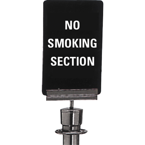"No Smoking" Crowd Control Sign, 11" x 7", Plastic, English Groupe Belzile Dickner