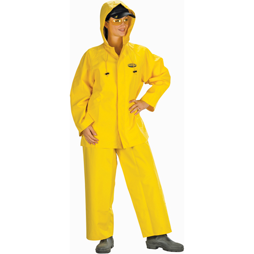 V&ecirc;tements imperm&eacute;ables Hurricane ignifuges et r&eacute;sistants &agrave; l'huile, v&ecirc;tements imperm&eacute;ables, 4T-Grand, Jaune Groupe Belzile Dickner
