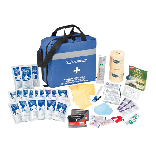 Trousse de premiers soins pour pr&eacute;paration aux situations d'urgence Dynamic, Dispositif m&eacute;dical Classe 1, Sac en nylon Groupe Belzile Dickner