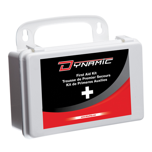 Trousse de premiers soins des brûlures pour soudeurs Dynamic, Dispositif m&eacute;dical Classe 1, Boîte en plastique Groupe Belzile Dickner
