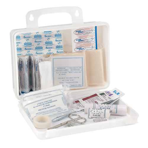 Trousse de premiers soins pour camion Dynamic, Dispositif m&eacute;dical Classe 1, Boîte en plastique Groupe Belzile Dickner