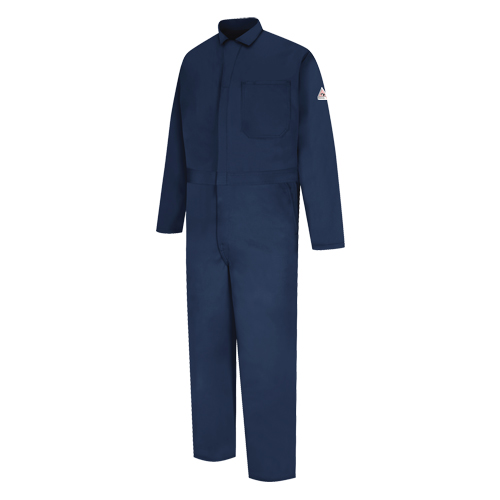 ISO 11611 Flame-Resistant Welding Coveralls, Size 48, Navy Blue Groupe Belzile Dickner