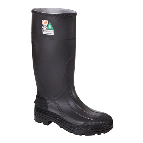 Bottes de s&eacute;curit&eacute; PRM II, PVC, Embout Acier, Pointure 7, Semelle R&eacute;sistant aux perforations Groupe Belzile Dickner