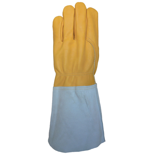 TIG Welding Gloves, Grain Cowhide, Size One Size Groupe Belzile Dickner