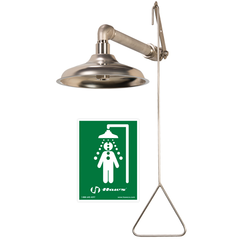All Stainless Steel Drench Shower, Wall-Mount Groupe Belzile Dickner
