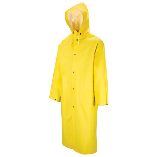 601 Tornado Long Rain Coat, Polyester/PVC, 3X-Large, Yellow Groupe Belzile Dickner