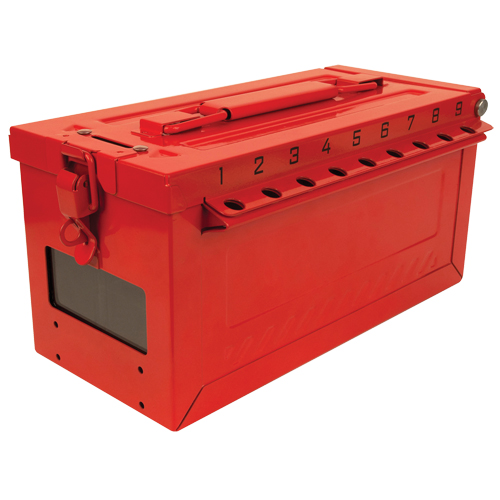 Small Group Lock Box, Red Groupe Belzile Dickner