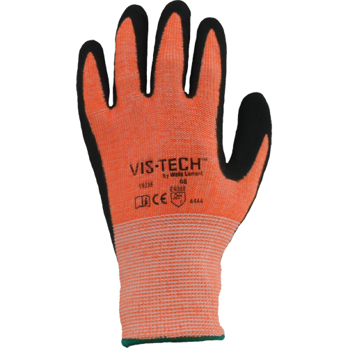 Gants r&eacute;sistant aux coupures Vis-Tech Y9294, Taille 6/T-petit, Calibre 13, Rev&ecirc;tement Polyur&eacute;thane, Enveloppe en Acier inoxydable, ANSI/ISEA 105 niveau 4 Groupe Belzile Dickner