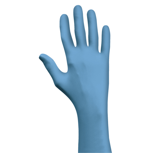 N-Dex&reg; 7500PF Gloves, Large, Nitrile, 4-mil, Powder-Free, Blue Groupe Belzile Dickner