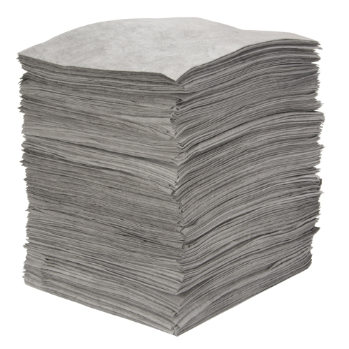 Feuilles absorbantes souffl&eacute;es de premi&egrave;re qualit&eacute;, Universel, 15" x 18", 30 gal. d'absorption Groupe Belzile Dickner