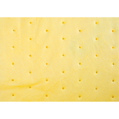 Tampons d'avertissement de premi&egrave;re qualit&eacute; - absorbants haute visibilit&eacute;, Universel, 15" x 18", 24,4 gal. d'absorption Groupe Belzile Dickner