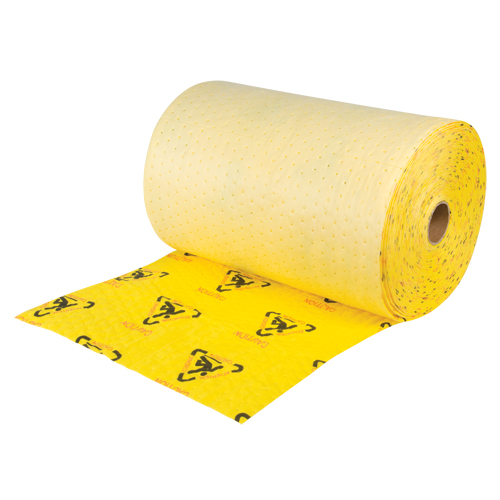 Premium Caution Rolls, Heavyweight, 150' L x 24" W, 37.6 gal. Absorbancy Groupe Belzile Dickner