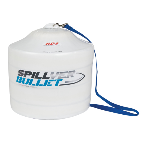 Barrage pour mati&egrave;res dangereuses Spillver Bullet, Mati&egrave;res dangereuses, 50' lo x 5" la, Absorption 14 gal. Groupe Belzile Dickner