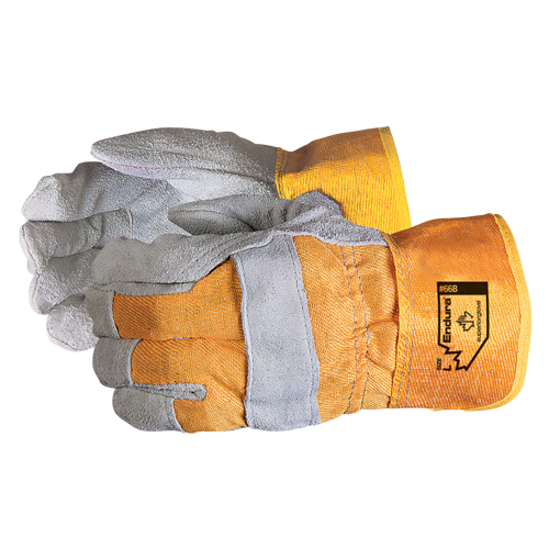 Gants d'ajusteur Endura, 2T-Grand, Paume en Cuir refendu, Doublure en Coton Groupe Belzile Dickner
