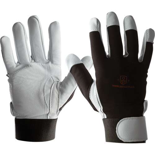 Gants IMPACTO AIRGEL, Taille Grand, Paume Cuir perl&eacute; Groupe Belzile Dickner