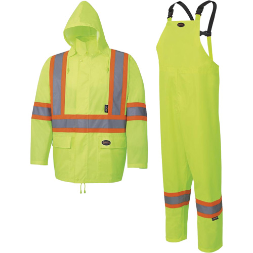 5619 Habit de pluie Oxford 150D, Polyester, 2T-Grand, Jaune lime Groupe Belzile Dickner