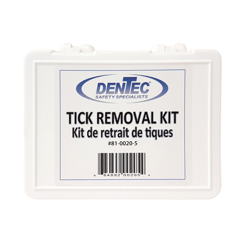 Tick Safety Kit, Class 1 Medical Device, Plastic Box Groupe Belzile Dickner