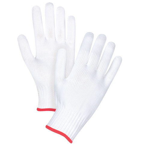 Gants tricot&eacute;s sans couture, Polyester, Calibre 10, Petit Groupe Belzile Dickner