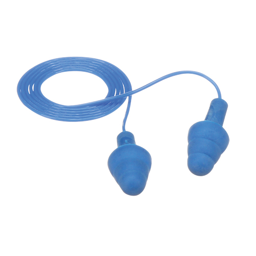 Bouchons d'oreilles d&eacute;tectables E-A-Rsoft UltraFit, Avec cordon, R&eacute;gulier, Vrac - Sac en poly, NRR dB 25 Groupe Belzile Dickner