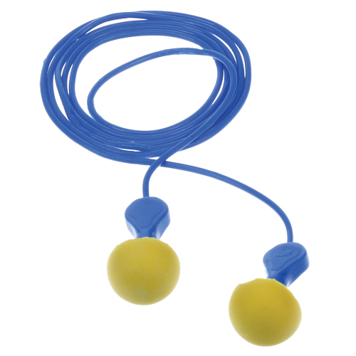 Bouchons d'oreilles d&eacute;tectables E-A-Rsoft Express Pod, Avec cordon, R&eacute;gulier, Vrac - Sachet coussin, NRR dB 23 Groupe Belzile Dickner