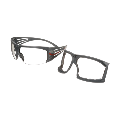 SecureFit 600 Series Safety Glasses with Gasket, Grey/Indoor/Outdoor Lens, Anti-Fog, ANSI Z87+/Meets/Exceeds CSA Z94.3 Groupe Belzile Dickner