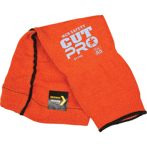 Manches Memphis avec trou pour le pouce, Kevlar, 14", ASTM ANSI niveau A5, Orange Groupe Belzile Dickner