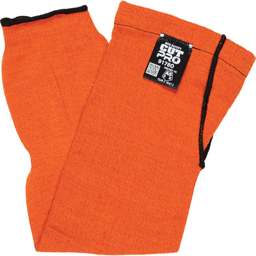 Memphis&reg; Sleeves With Thumb Hole, Kevlar&reg;, 18", ASTM ANSI Level A5, Orange Groupe Belzile Dickner