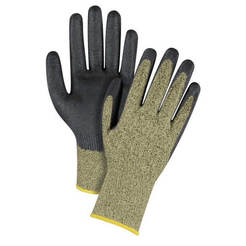 Breathable Coated Gloves, Size 6/X-Small, 13 Gauge, Foam Nitrile Coated, Aramid Shell, ASTM ANSI Level A6 Groupe Belzile Dickner