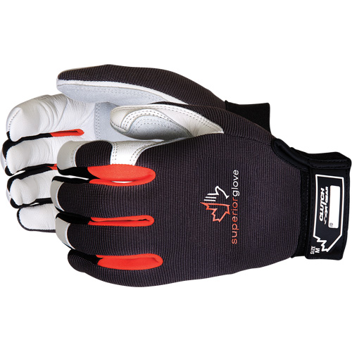 Gants de m&eacute;canicien ClutchGear, Paume Cuir fleur/Cuir refendu, Taille Petit Groupe Belzile Dickner