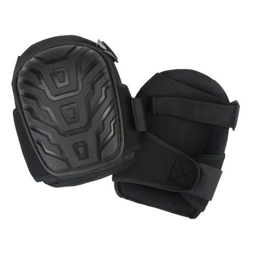 PVC Cap Knee Pads, Buckle/Hook and Loop Style, Plastic Caps, Foam Pads Groupe Belzile Dickner
