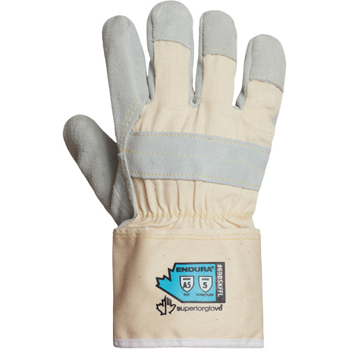 Gants dajusteur avec doublure compl&egrave;te de qualit&eacute; sup&eacute;rieure Endura, T-Grand, Paume en Cuir refendu, Doublure en Para-aramide Groupe Belzile Dickner