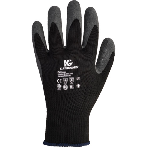 KleenGuard G40 Multi-Purpose Gloves, 7/Small, Rubber Latex Coating, 10 Gauge, Polyester/Cotton Shell Groupe Belzile Dickner