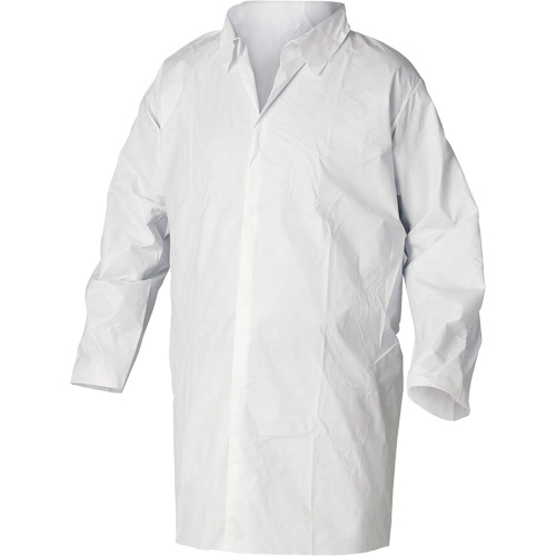 Blouse de laboratoire KleenGuard A20, SMS, Blanc, Moyen Groupe Belzile Dickner