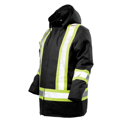 Safety Parka, Black, Large Groupe Belzile Dickner